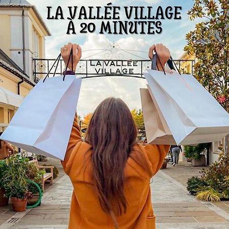 Vaires-sur-Marne Calme Absolu, Terrasse Et Parking Entre Paris Et Disney מראה חיצוני תמונה