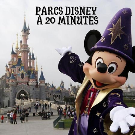 Vaires-sur-Marne Calme Absolu, Terrasse Et Parking Entre Paris Et Disney מראה חיצוני תמונה